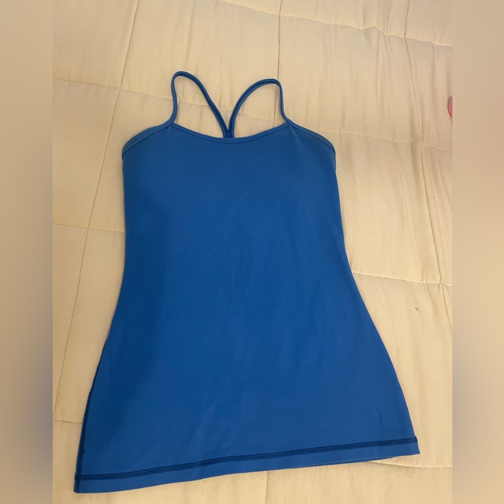 Lululemon Power Y Tank Blue Size 6